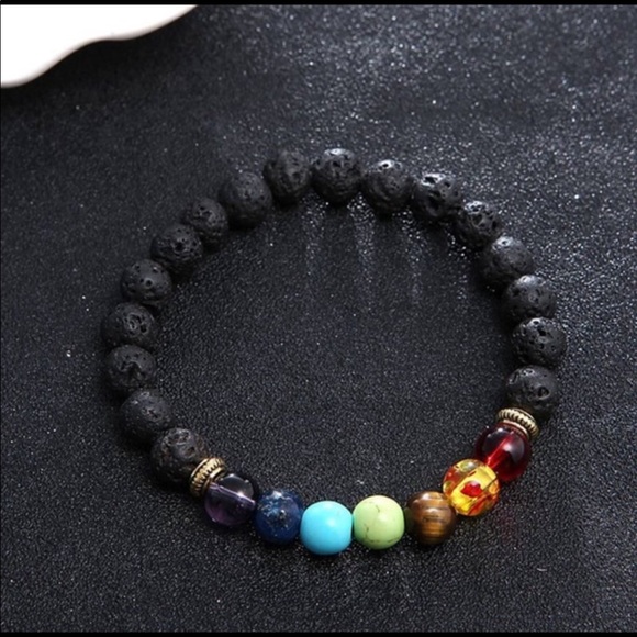 💛NWT Seven Stone Diffusible Chakra Bracelet - Picture 2 of 6